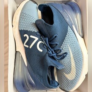Air max 270 Fly Knit Blue/White 10